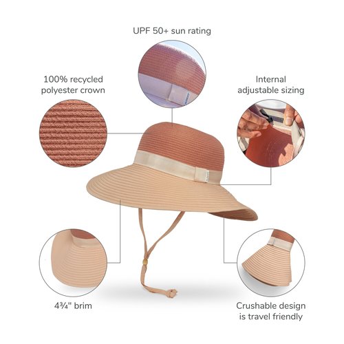 Sunday Afternoons Siena Hat, Bluestone, Small-Medium