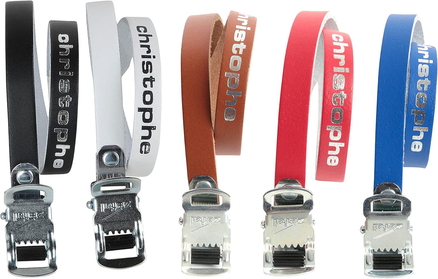 Zefal Christophe Leather Toe Strap, Leather Strap, 2.4 oz (68 g), 14.6 inches (370 mm), Leather