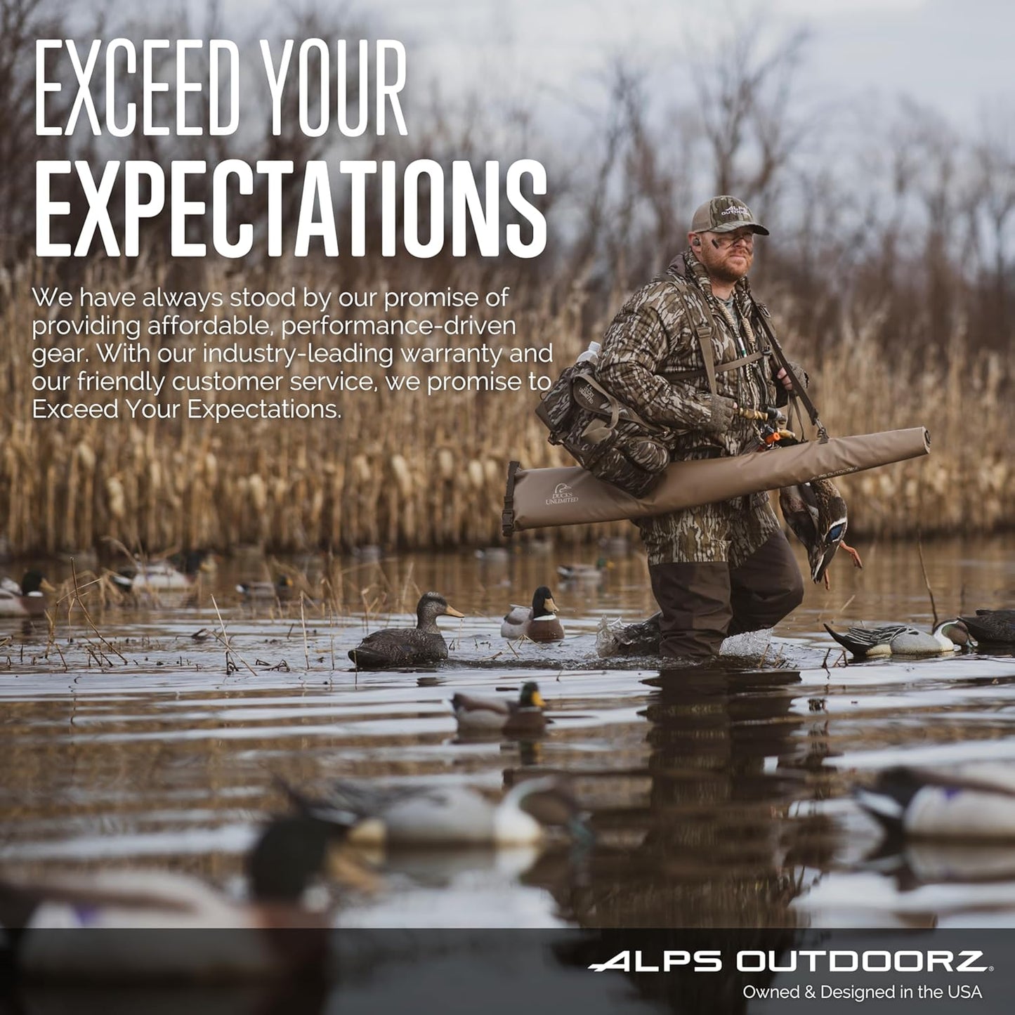 ALPS OutdoorZ Legend Layout Blind - Hunting Blind, Zero-Gravity Chair Design, Waterproof Floor, Mesh Face Screen, Rear Zippered Door, and Backpack Carry Straps with Optional Snow Cover Accessory