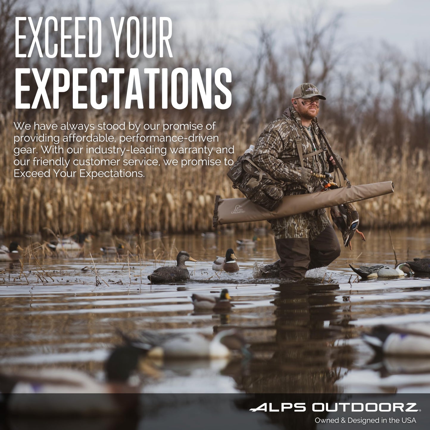 ALPS OutdoorZ Ducks Unlimited Wader Bag - Brown/Tan