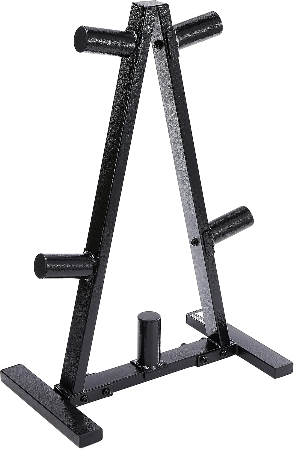 Olympic Plate Rack - CAP Barbell A-Frame Storage for Weight Plates, Dark Gray