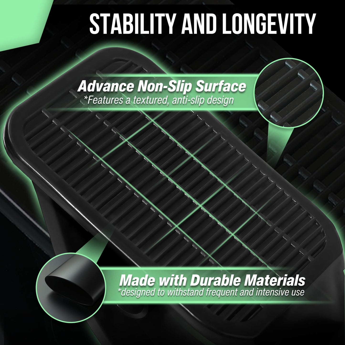 FitnessX Foot Rocker, Durable Calf Stretcher for Achilles Tendon Relief, Plantar Fasciitis Recovery, and Ankle Pain Support, Calf Exerciser, Foot Stretcher Strengthener, Non-Slip Design for Home, Gym