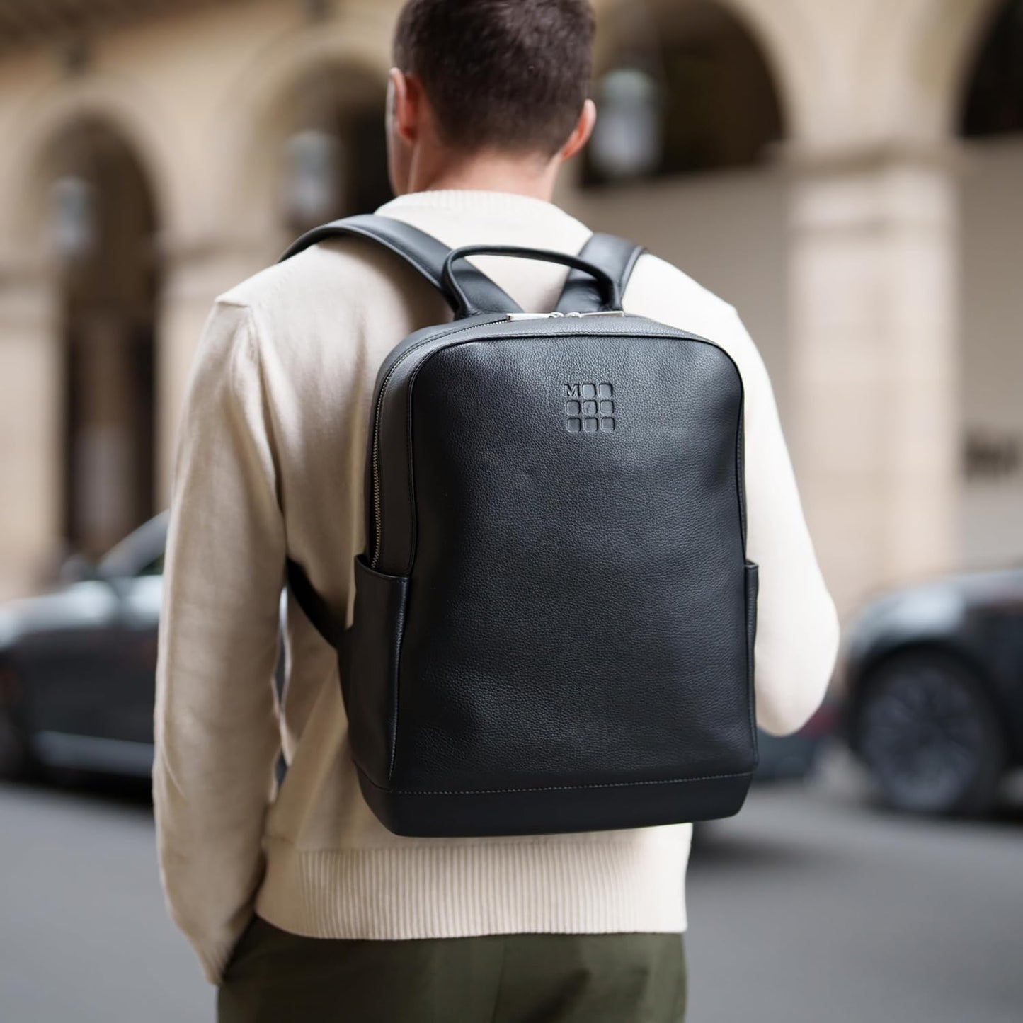 Moleskine Classic LTH Backpack BLK, Black, Talla única