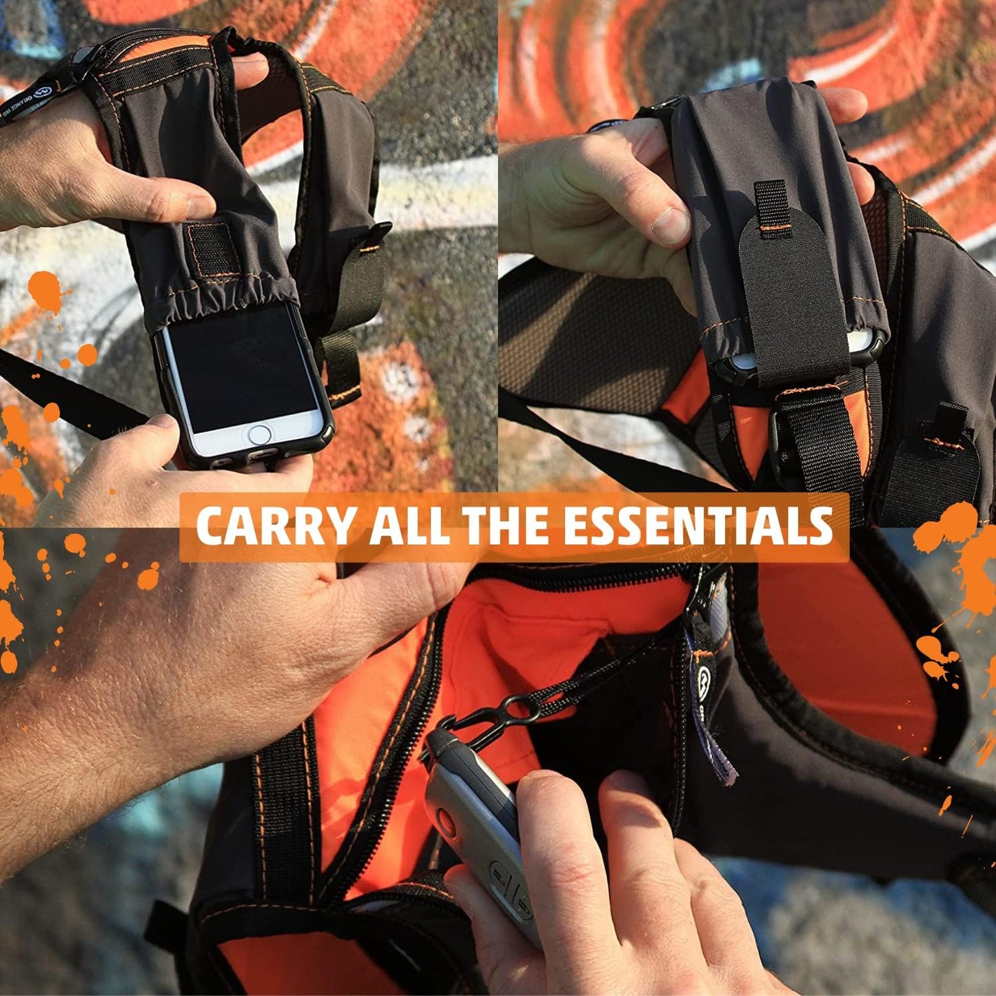 Gear Quiver, Fits iPhone 6+ and Smaller Phones (Black)