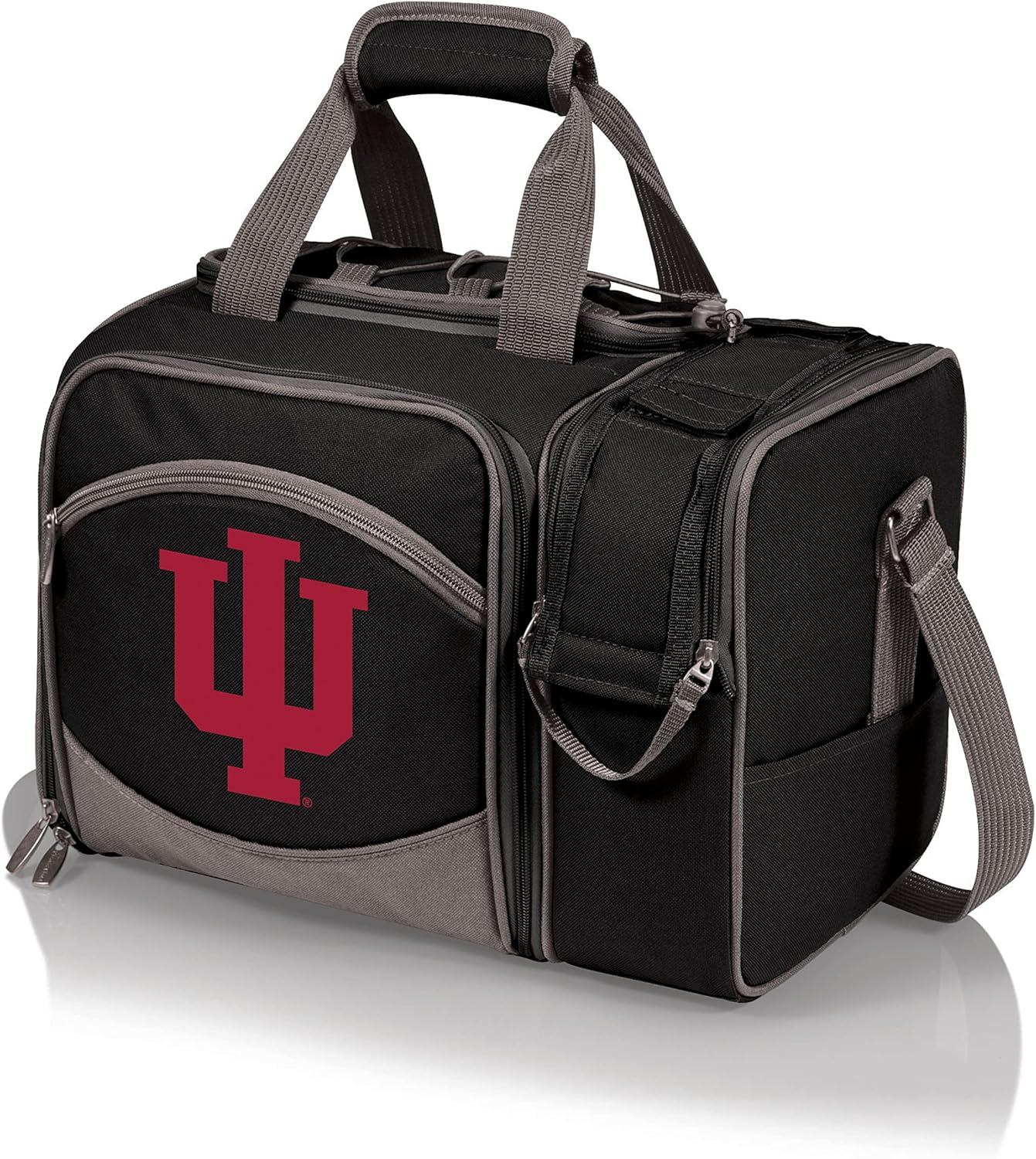NCAA Malibu Cooler Picnic Basket - Insulated Tote with Complete Picnic Set
