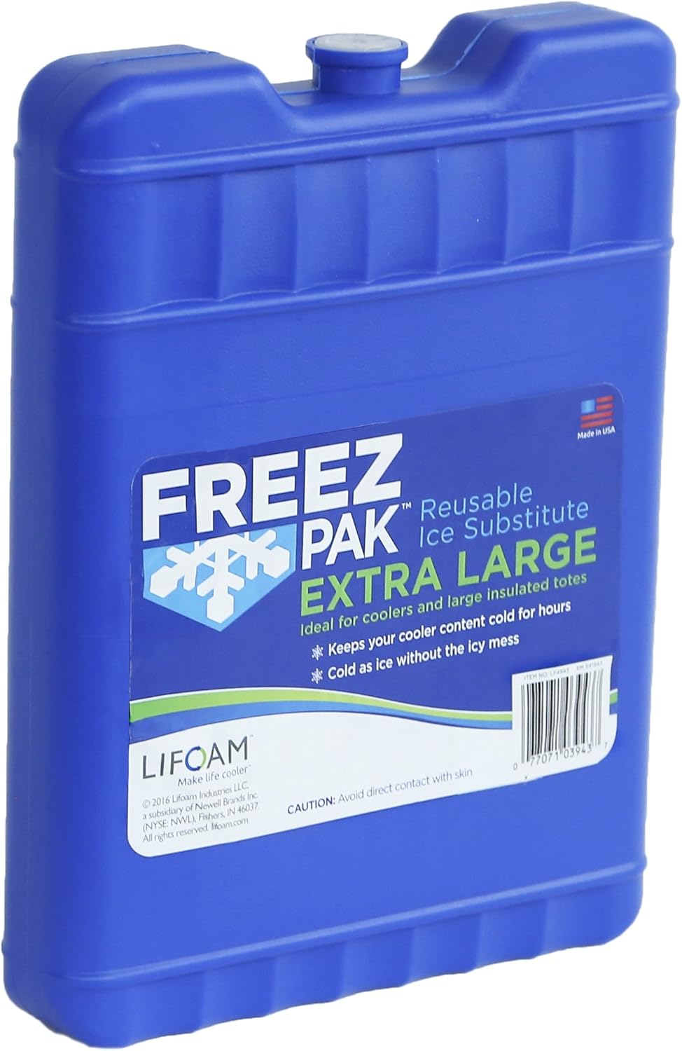 Freez Pak Hold 6 Can Soda Beer Coolant Reusable Ice Pack