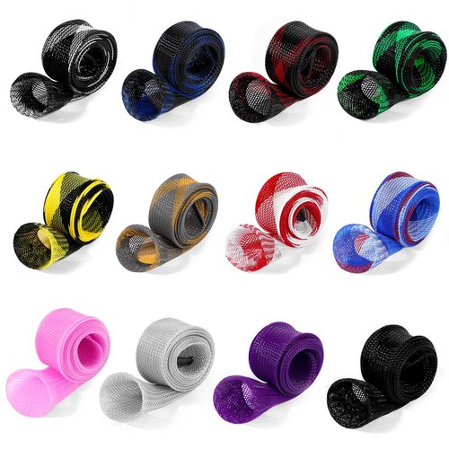 KPEPIX 12PCS Fishing Rod Sleeve Without Lanyard - Fishing Pole Sleeve Fishing Rod Cover for Baitcasting Rod, Casting Rod, Sea Fishing Rod, Fly Rod and Sea Fishing Rod-Fishing Rod Sock