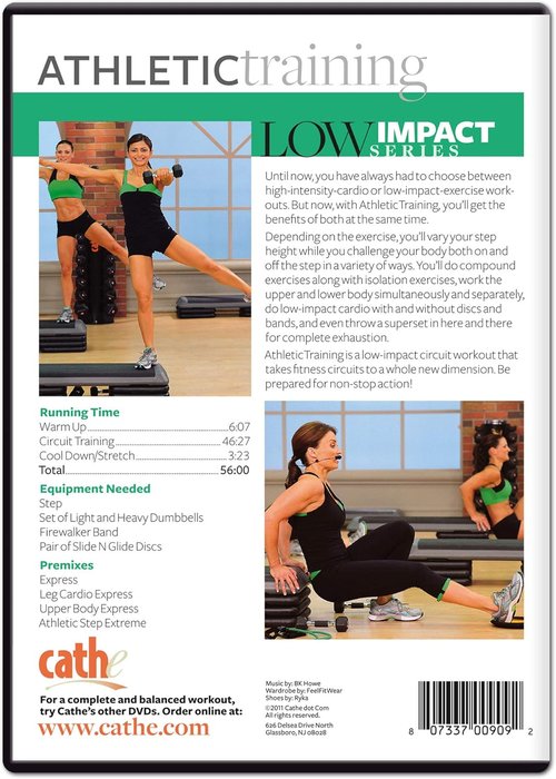 Cathe Friedrich Low Impact Metabolic Athletic Training Exercise DVD - Use For Aerobic Conditioning and To Shape and Tone Your Muscles