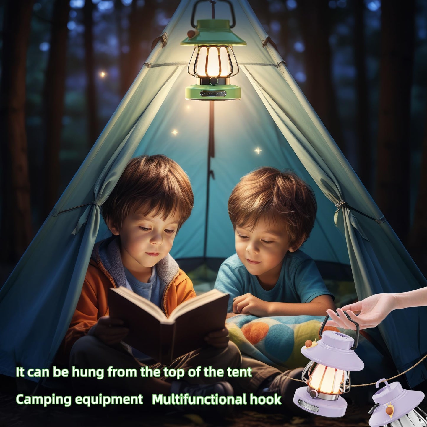 HOMY New Gear lamp for Kids Set Toddler Flashlight Convenient LED Light Rechargeable Battery Operated Outdoor Indoor Essentials Table Portable Night Light Green Gift Electric Camping Lanterns Snail