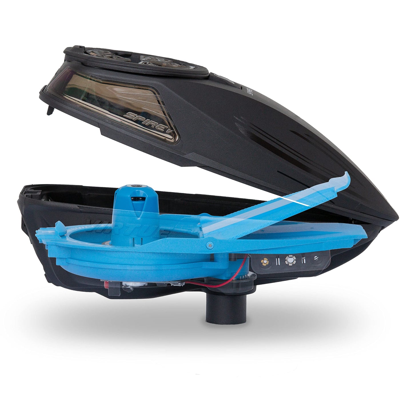 VIRTUE Spire V Electronic Paintball Loaders/Hoppers - Black