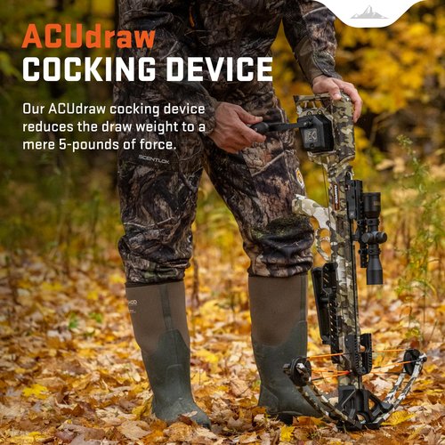 Wicked Ridge by TenPoint Invader M1, Peak XT - 390 FPS - Narrower, Shorter & Lighter Than Ever - Includes ACUdraw, Pro-View 400 Scope, Quiver & Three Match 400 Arrows