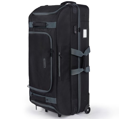 Legend Boway Roller Bow Case for Compound Bow - Durable Compound Bow Cases with Wheels, Multiple Compartments & Pockets, Padding & Fastening Straps, Airline Approved Bow Case for Travel with TSA Lock