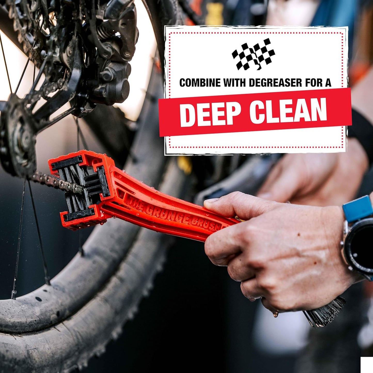 Finish Line Grunge Brush Chain: Gear and Chain Cleaning Tool