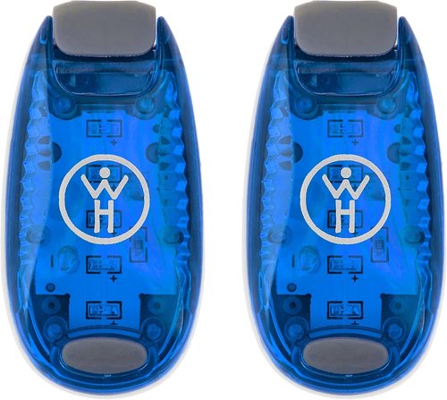 LED Safety Light 2 Pack - Nighttime Visibility for Runners, Cyclists, Walkers, Joggers, Kids, Dogs, Relays & More - Clip to Clothes Strap to Wrist, Ankle, Bike, Collar, or Just About Anywhere!