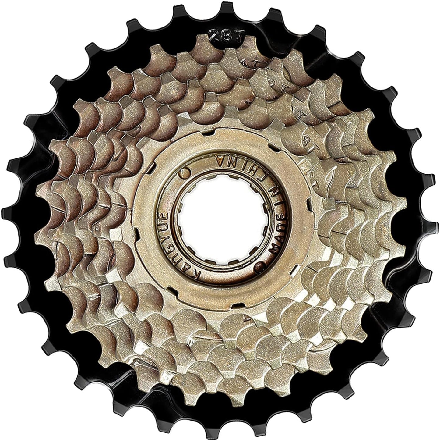 SYNERGY Bike Freewheel, 6/7/8/9 Speed 14-28T/14-34T/13-32T Bicycle Freewheel Threaded Type Freehub Cycling Replacement Part
