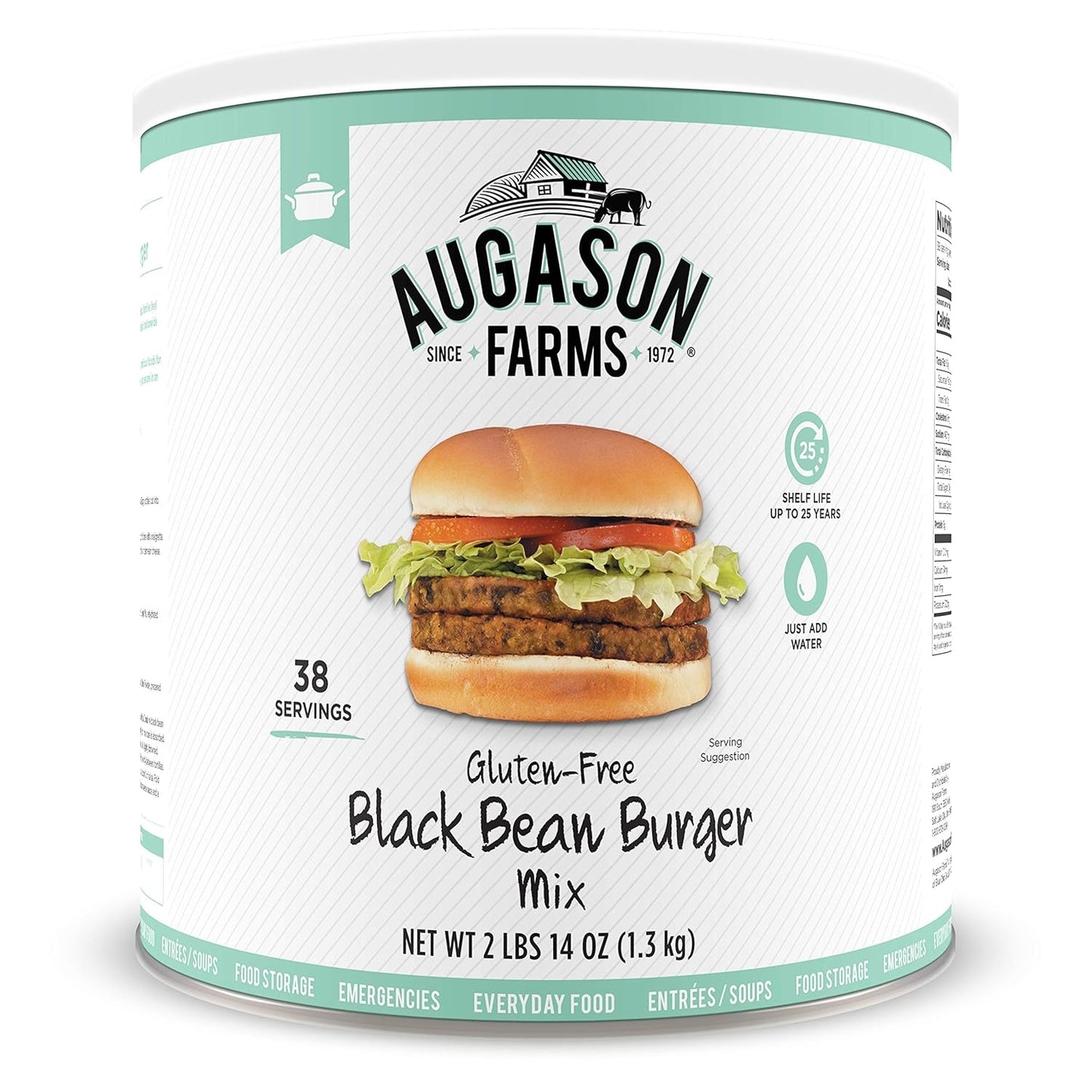 Augason Farms Freeze Dried Precooked Beef Steak Dices Can, Emergency Food Supply, Everyday Meals, 13 Servings