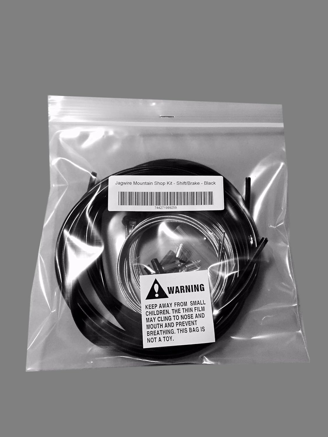 JAGWIRE MOUNTAIN SHOP KIT - Complete Brake & Shifter Cable and Housing Kit- Black - SRAM/Shimano