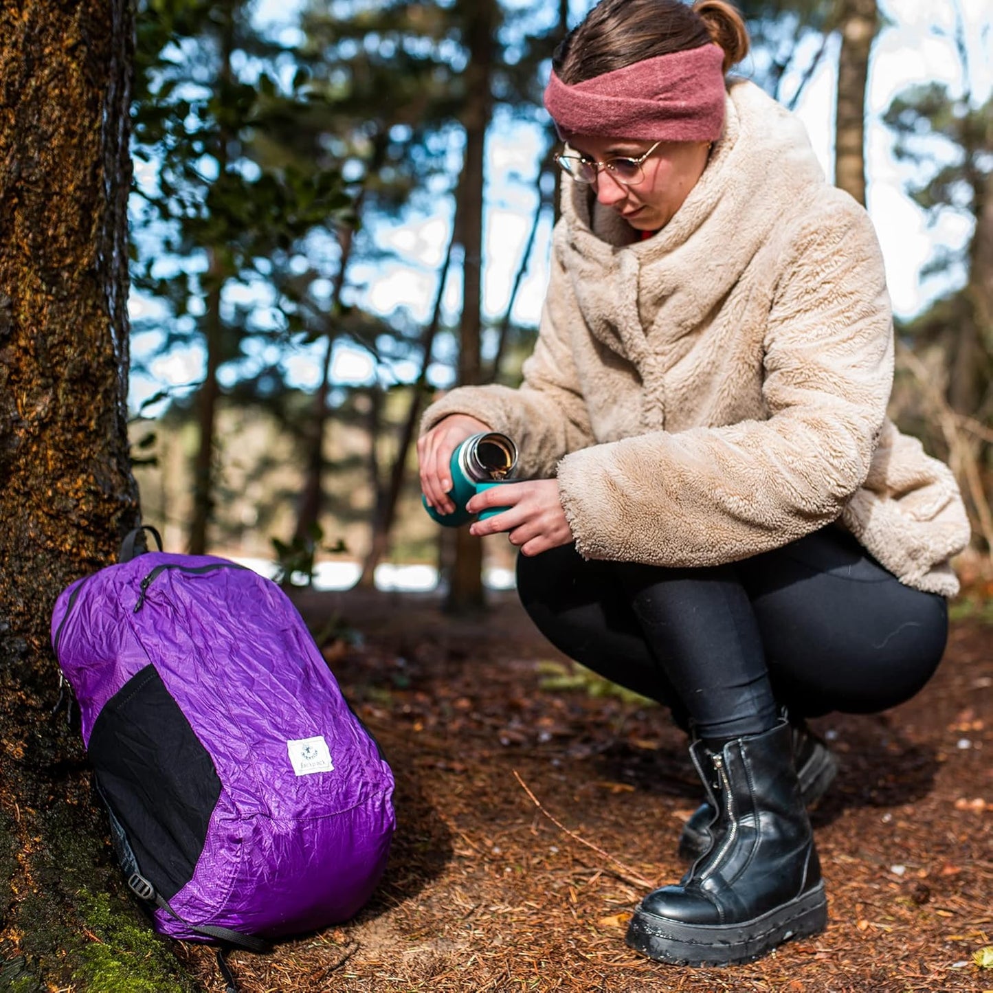 4Monster Hiking Daypack,Water Resistant Lightweight Packable Backpack for Travel Camping Outdoor