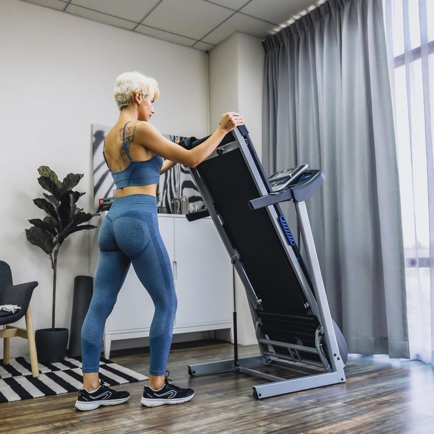 XTERRA Fitness Premium Folding Smart Treadmill, Compact Design, 250+ LB Weight Capacity, Powerful Motor, XTERRA+ Fitness App Included with Purchase