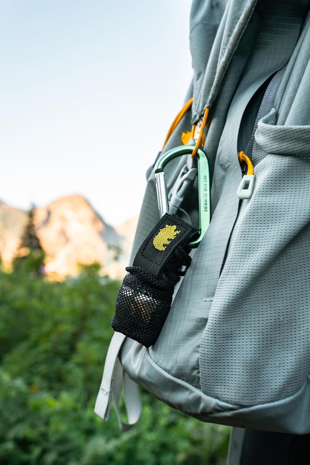 Coghlan's Magnetic Bear Bell with Silencer, Silver - Hiking Safety Gear for Wildlife Alert, Adjustable Strap, Easy Magnetic Silencer, Perfect for Camping, Backpacking, and Outdoor Adventures