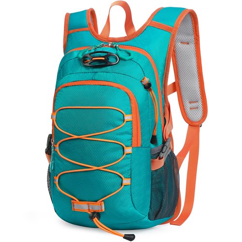 Unineovo 12L Kids Hiking Backpack, Small Hydration Backpack, Waterproof Kids Camping Daypack 5-12, No Water Bladder…