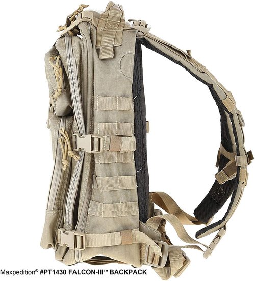 Maxpedition Falcon III Tactical Backpack - Wolf Gray, Durable & Versatile Gear