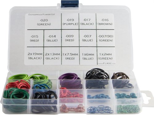 Dangerous Power G4 Deluxe Color Coded o-Ring kit W/ 300+ orings