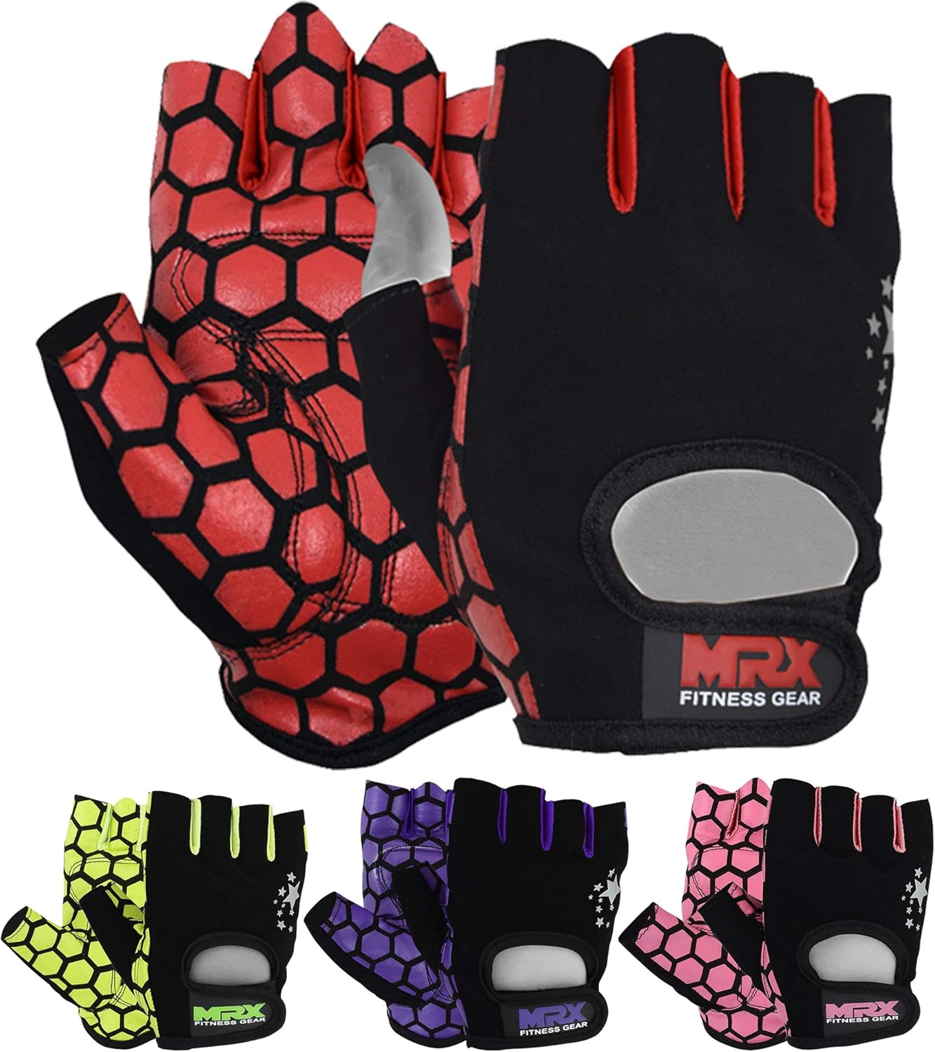 Women's Weight Lifting Gloves - Anti-Slip Padded Fitness Gloves for CrossFit & Training