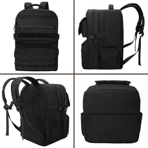 BQKOZFIN Tactical Backpack Waterproof Military MOLLE Assault Backpack Bag for Hunting Camping Travel,13" Lx 12" W x 20" H…