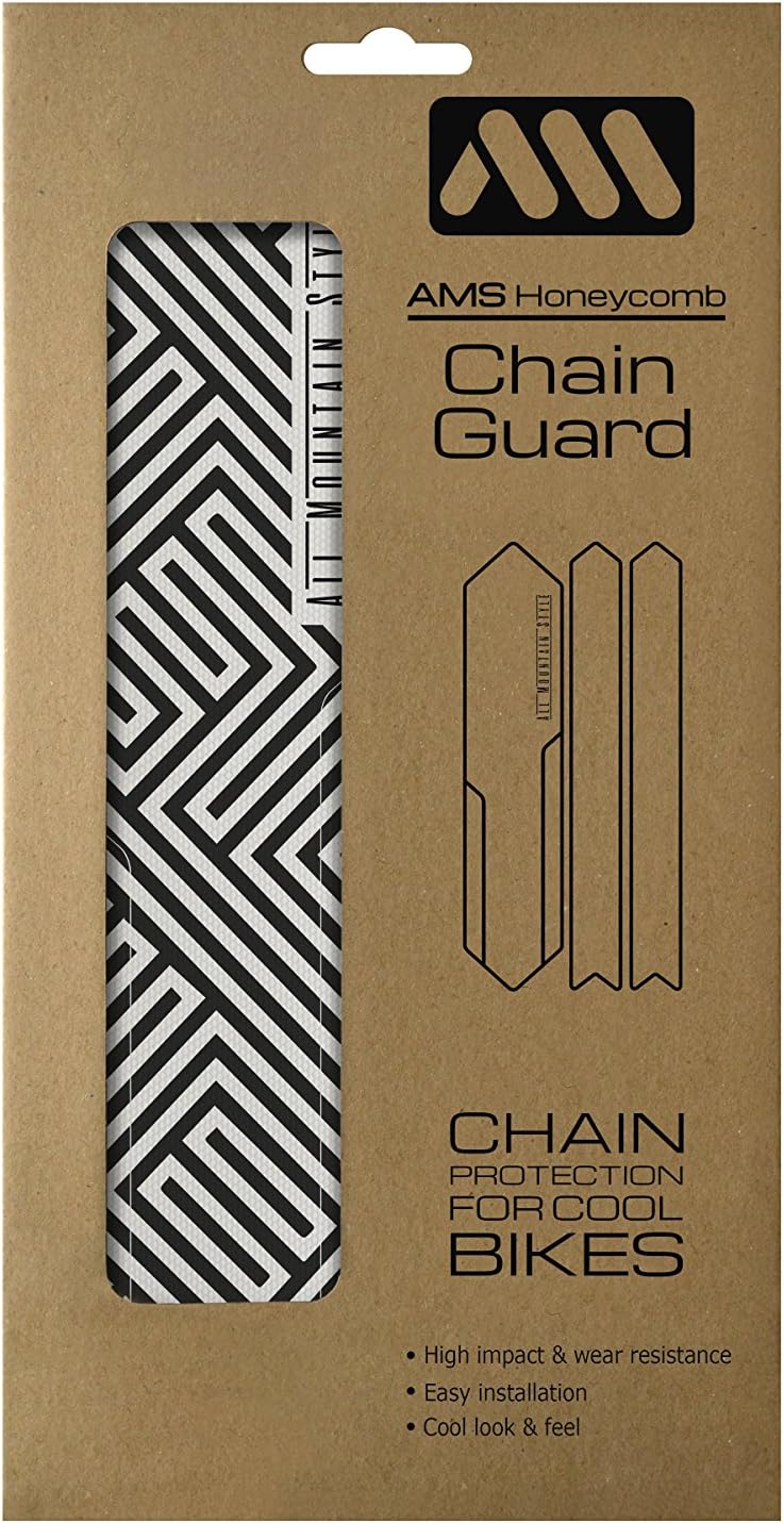 All Mountain Style AMS High Impact Chain Guard – Protect chain and seat stays of XC, Gravel, Cross and Road bikes from impacts, scratches and chain rubbing
