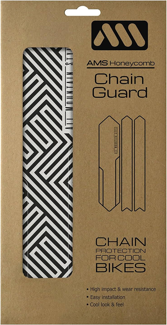 All Mountain Style AMS High Impact Chain Guard – Protect chain and seat stays of XC, Gravel, Cross and Road bikes from impacts, scratches and chain rubbing