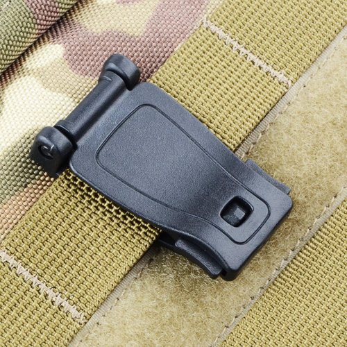 DYZD Multipurpose Molle Clip Molle Strap Attachments Tool Web Dominator Buckle for Tactical Bag, Backpack