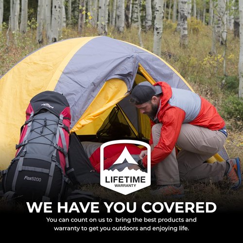 Lightweight Teton 20F & 5F Mummy Sleeping Bags for Adults & Kids - Ideal for Camping & Hiking