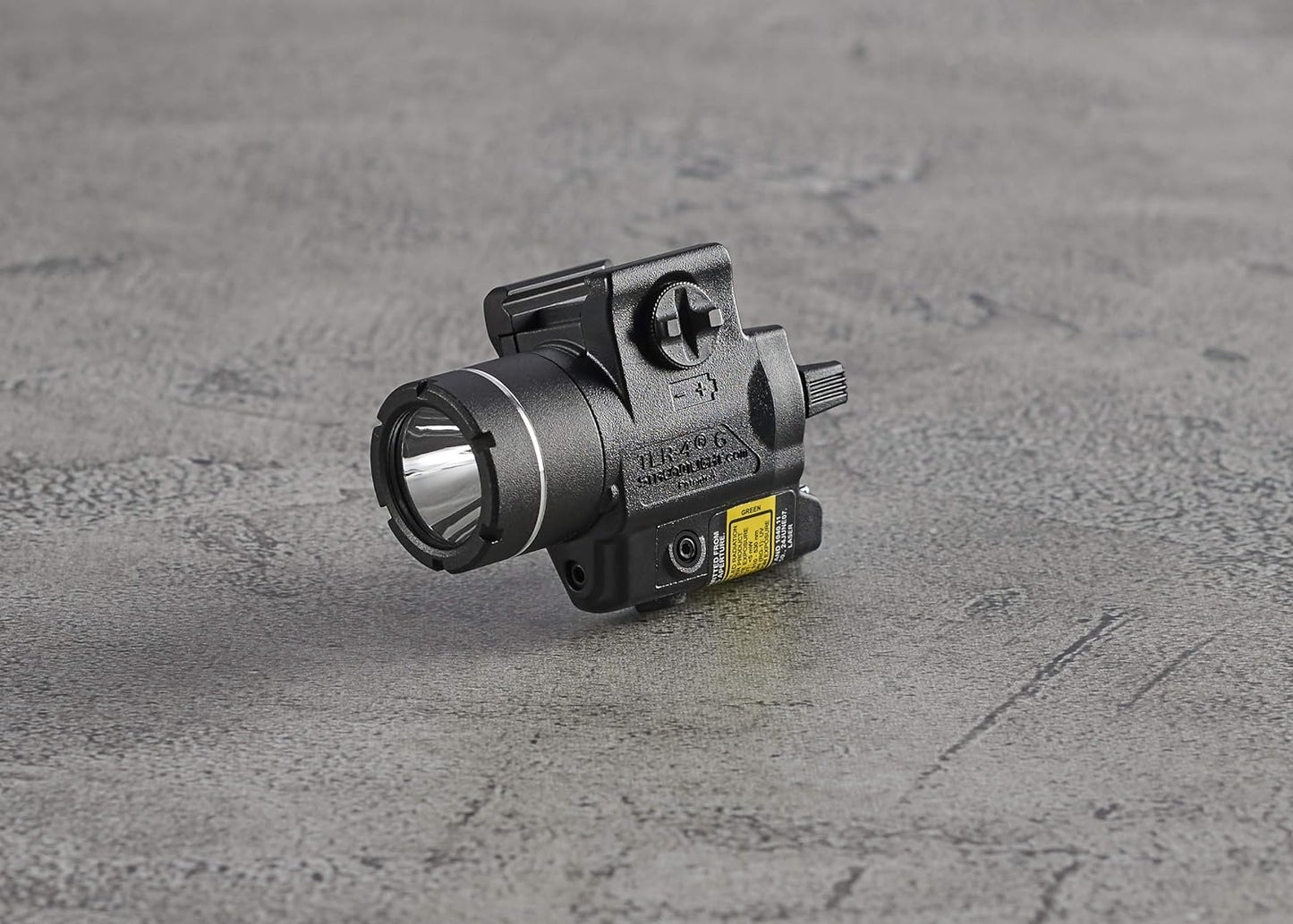 Streamlight 69240 TLR-4 170-Lumen Compact Rail-Mounted Tactical Weapon Light with Integrated Red Aiming Laser for Select Handguns, Black