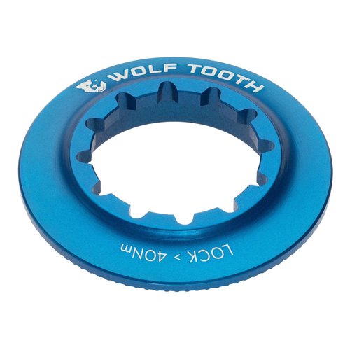 Wolf Tooth Centerlock Rotor Lockring - Internal Spline Raw Silver
