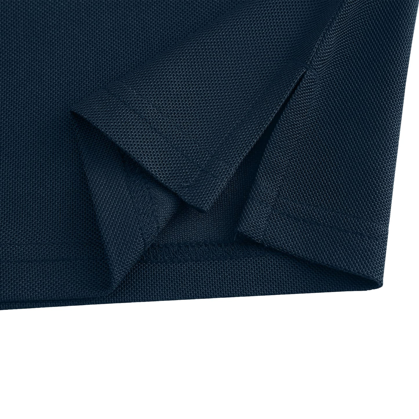 Golf Shirts for Men Lightweight Dry Fit Print Moisture Wicking Performance Short Sleeve Sports Polo Shirt(Navy,6XL)