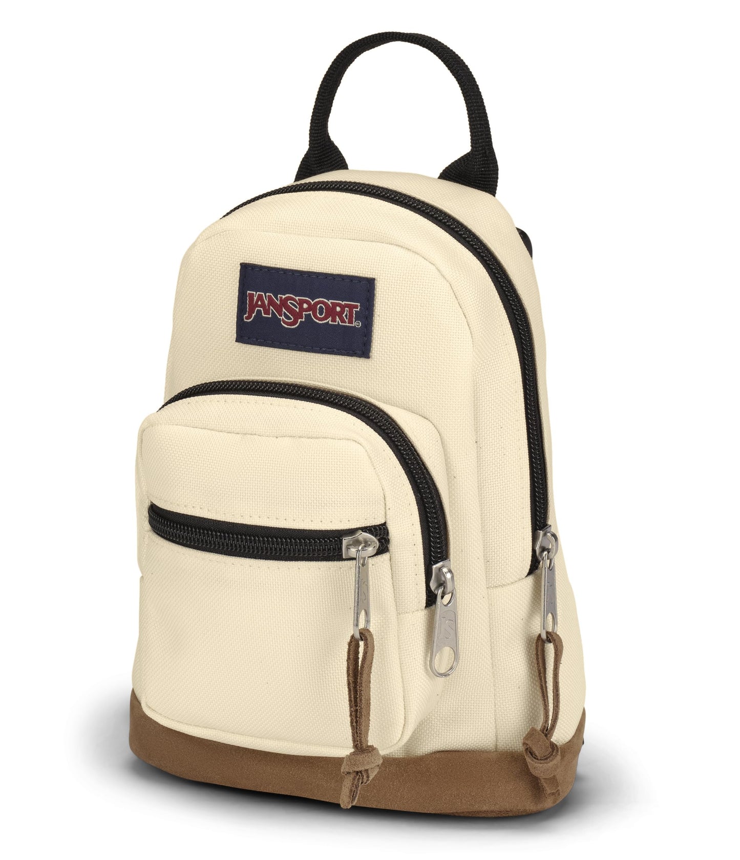 JanSport Right Pack Mini – Compact Backpack with Large Main Compartment, Front Utility Pocket, and Front Zippered Stash Pocket, Coconut