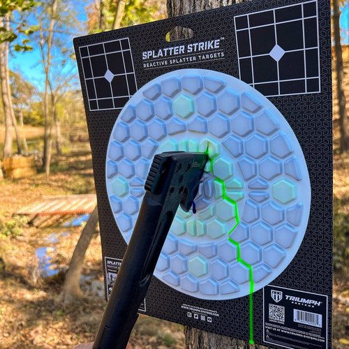 Splatter Strike - Oozing Splatter Bullseye Target - 14"x12" - 10" Bullseye - 1 Target