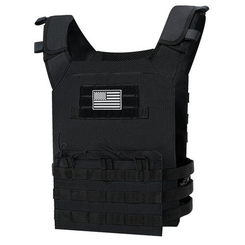 Outdoor Tactical Vest,Ultra-Light Breathable Adjustable Lightweight Airsoft Vest for Outdoor Paintball Training