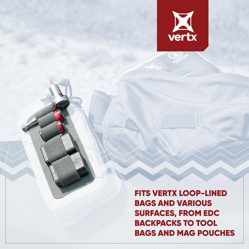 Vertx MAK Band Split – Modular Tactigami Kit Organizer Panel for Flashlights, Tools & Pens, Hook-and-Loop Attachment