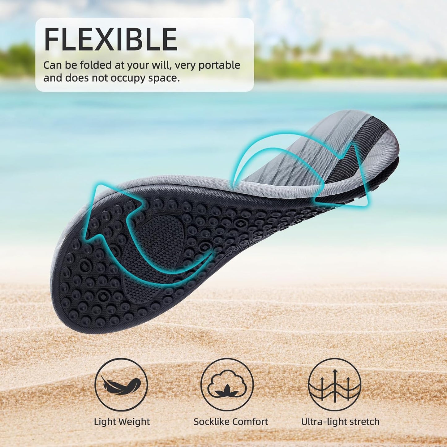 Quick-Dry Tanamo Water Shoes | Aqua Socks for Men & Women | Beach & Pool