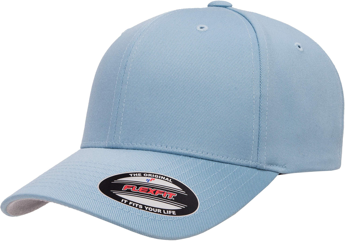 Flexfit Men's Athletic Baseball Fitted Cap Carolina Blue XL-XXL-strctured