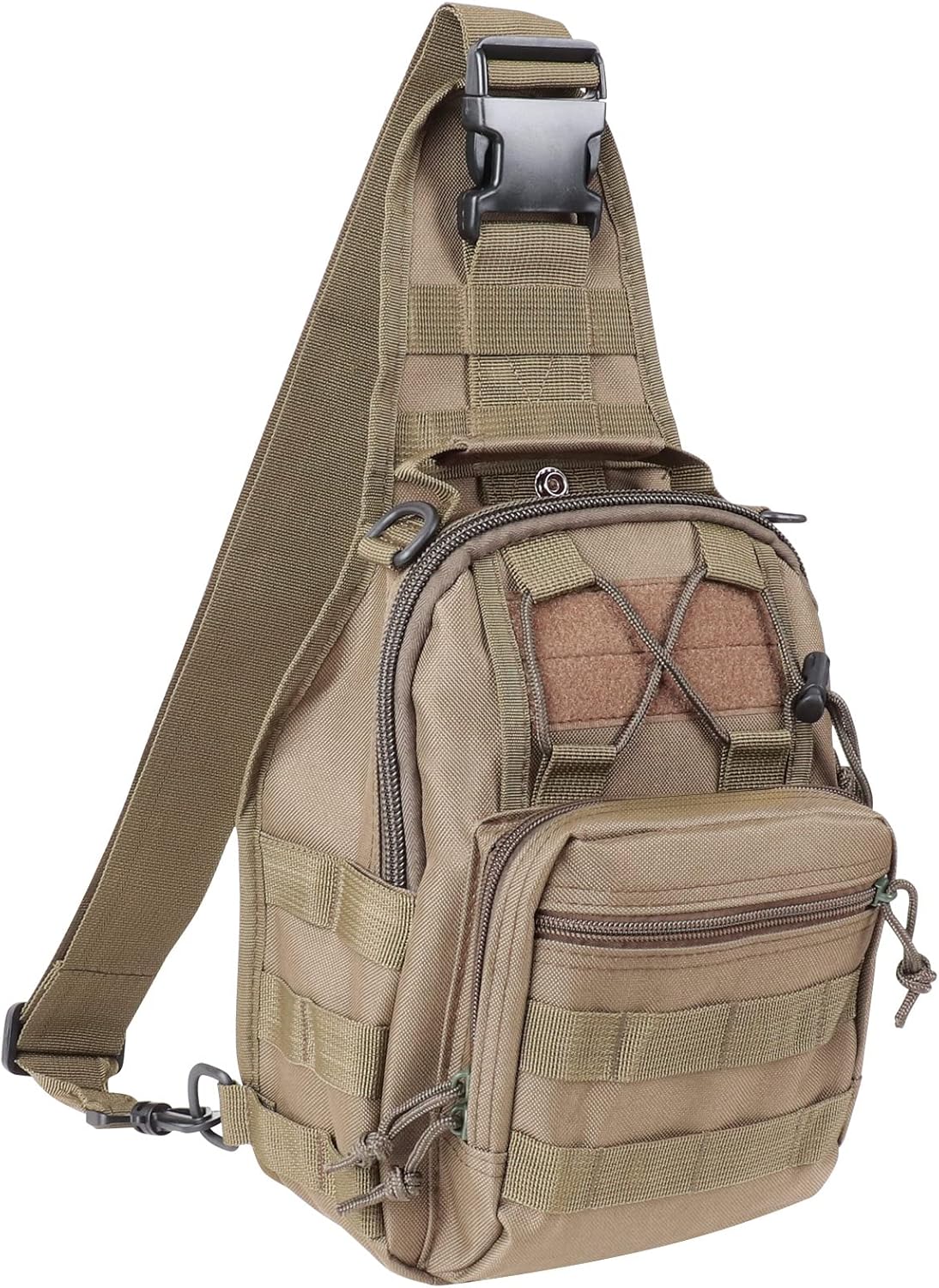 Tactical Waterproof Sling Backpack - Molle Crossbody Chest Bag for Outdoor EDC