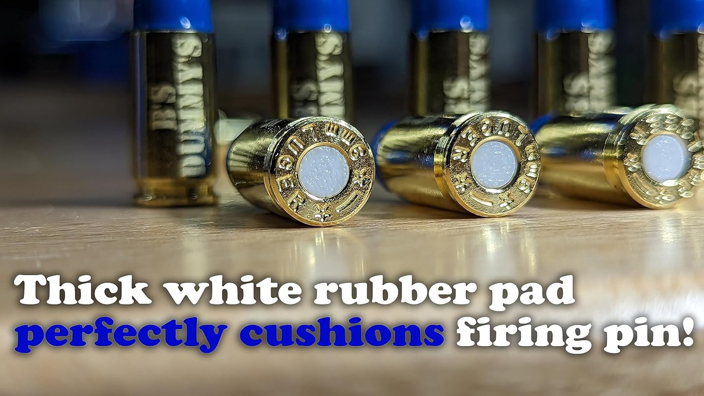 B's Dry Fire Snap Caps - A.K.A. B's Dummy's - Dummy 9mm Luger Training Caps (10 Pack)