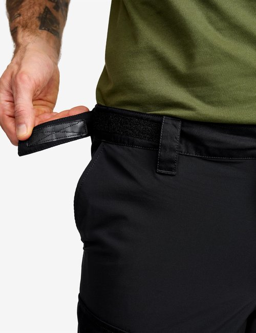 RevolutionRace Rambler Lightweight Pro Pants for Men, Lightweight Outdoor and Hiking Pants, Black, XXL