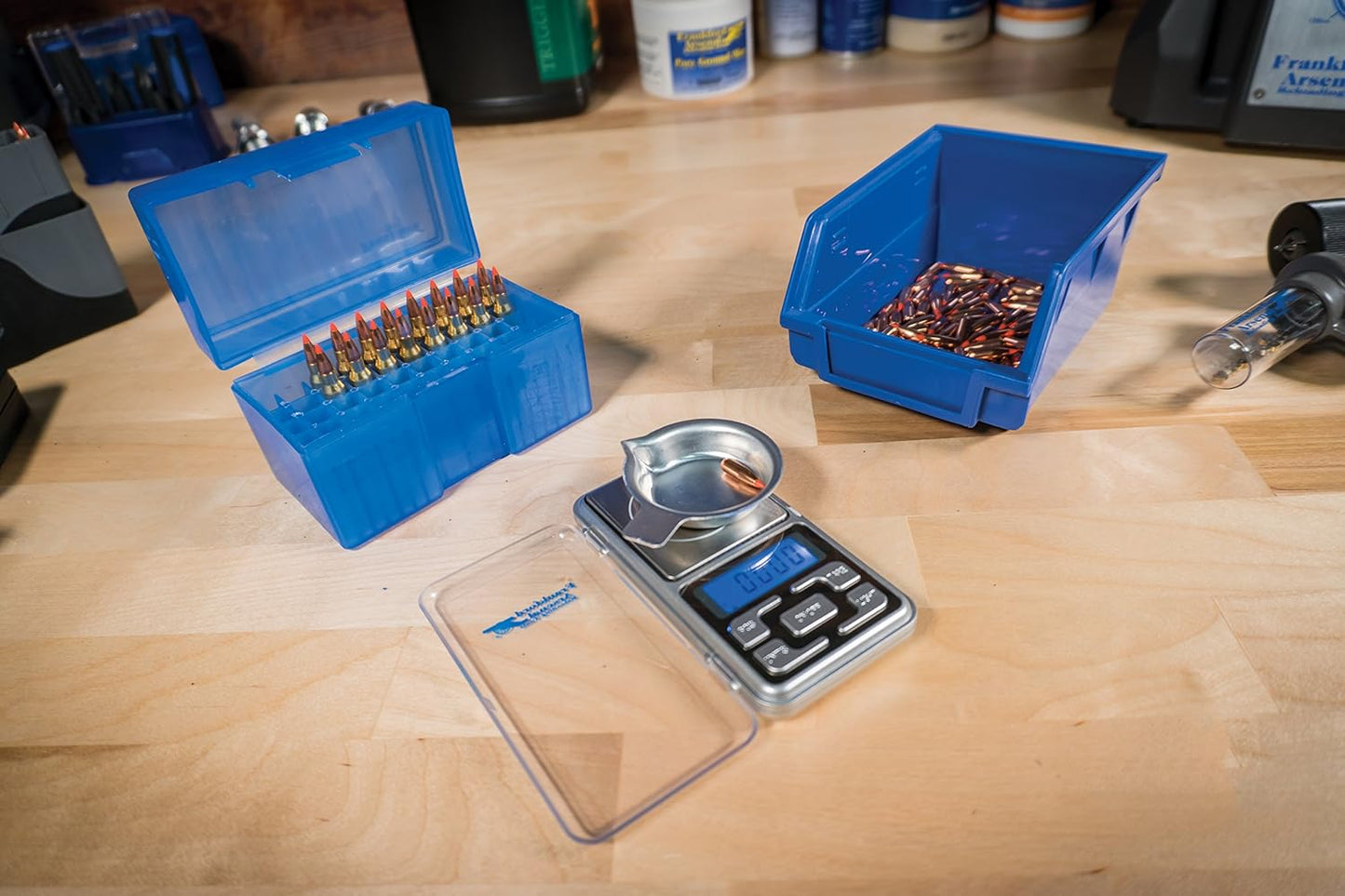 Frankford Arsenal DS-750 Digital Reloading Scale with LCD Display for Reloading, Weighing, Scale