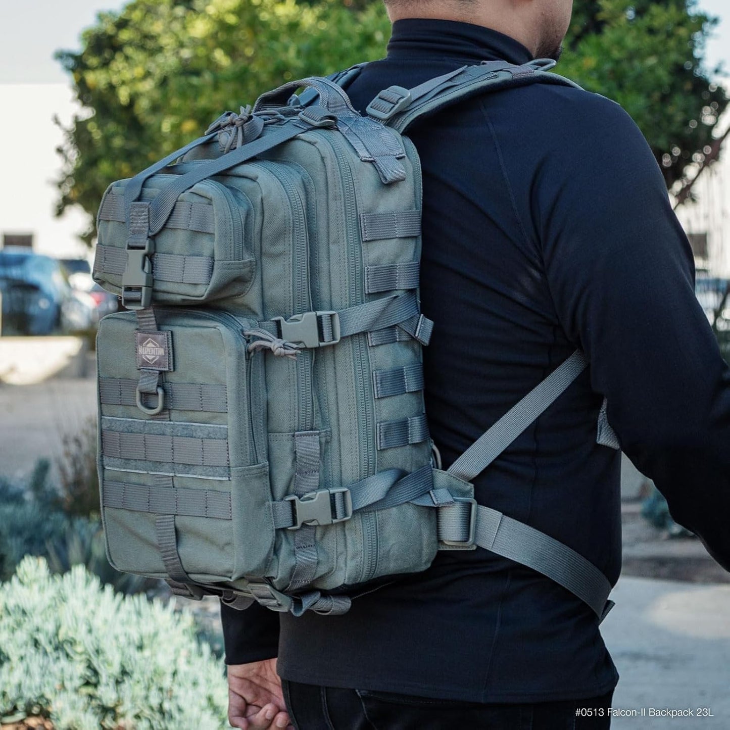 MAXPEDITION Falcon-II Backpack, 23L Tactical Backpack, Survival Pack, Bug Out Bag, MOLLE Go Bag for EDC, 0513