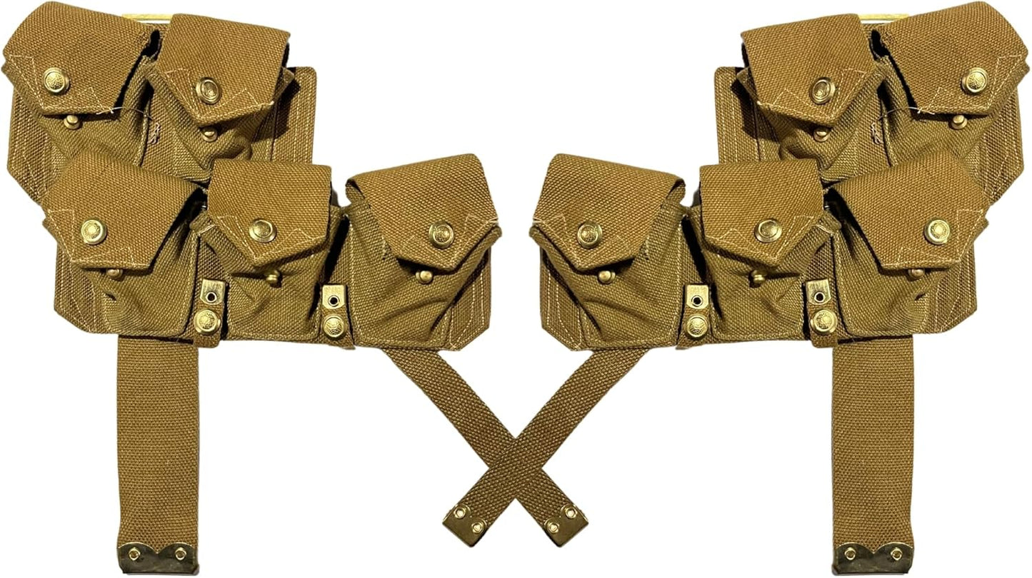 warreplica WWI British P08 Webbing Set (Full Set) Reproduction, Durable and Authentic Design for Collectors, reenactors, and Display use.