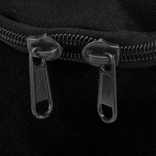 MOUMOUTEN Gas Cylinder Cover, Camping Gas Lamp Lights Handle Bags Double Zipper Portable Propane Tank Carrying Bag Multifunctional Pouch with Shoulder Strap for Camping Hiking(Black)