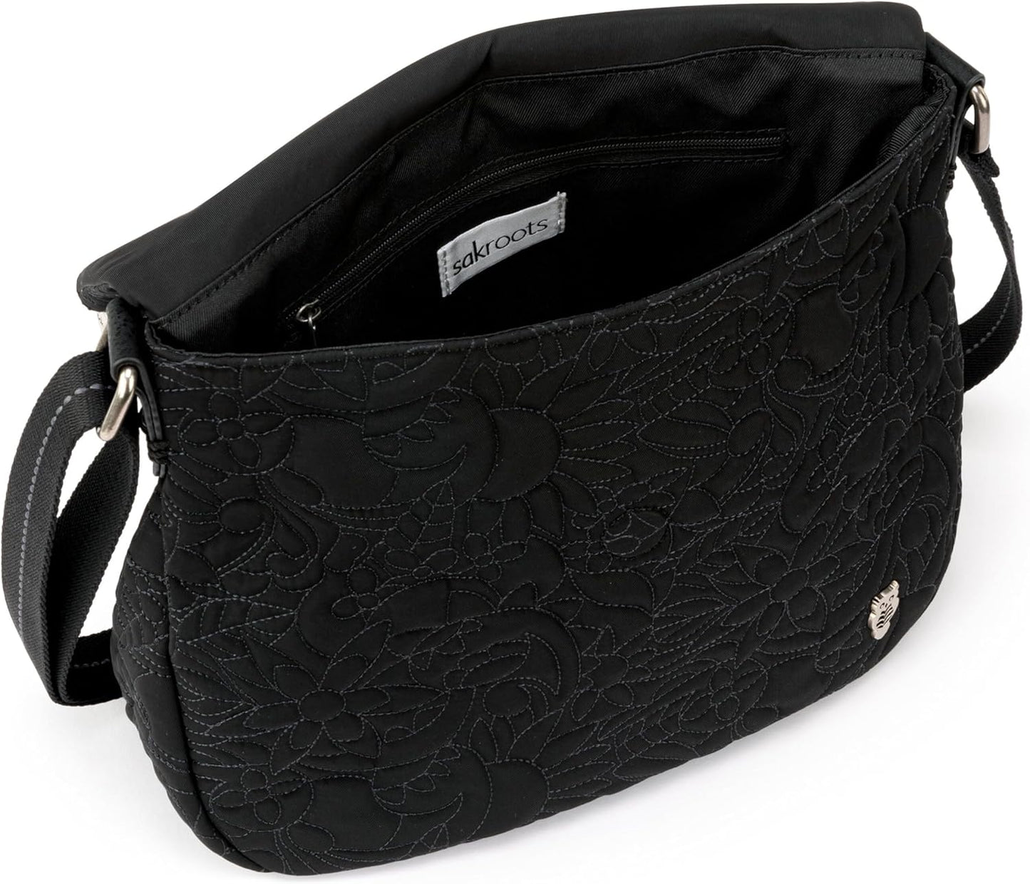 Sakroots Foldover Crossbody Purse - Women's Handbag For Everyday & Travel - Cross Body With Adjustable Shoulder Strap